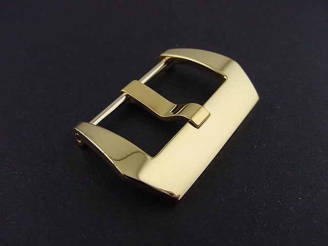22mm PRE-V Round Spring Bar Polish Swiss 316L Stainless Buckle made for PANERAI 